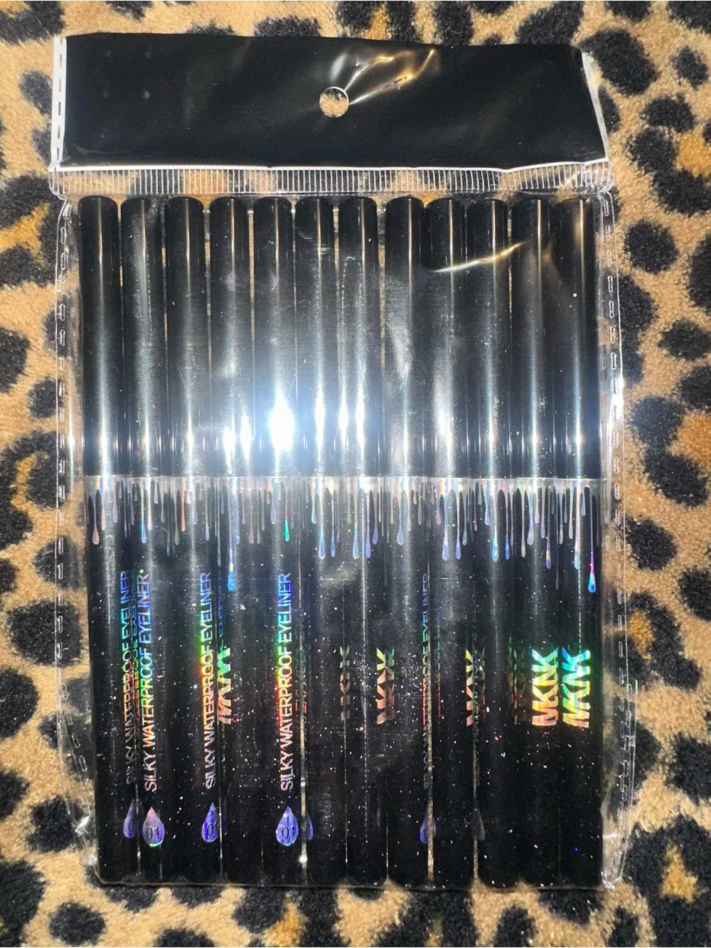 12 set of black waterproof eyeliner